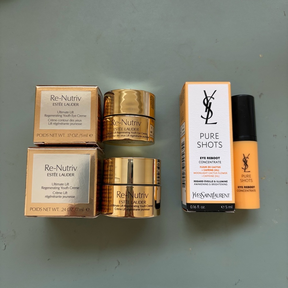 Estée Lauder Re-Nutriv + YSL Pure Shots Eye Set